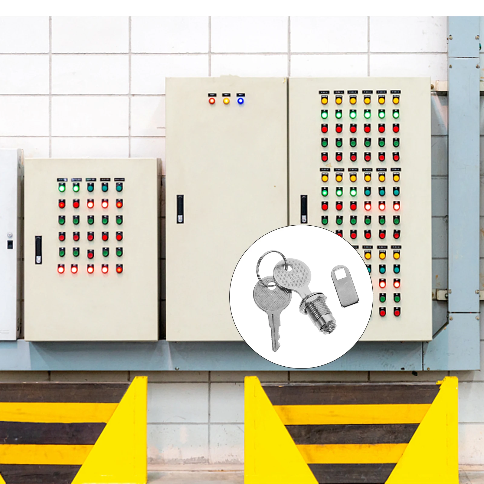 

2 set 2 Sets Cabinet Lock With Key For File Drawer Dresser Zinc Alloy Security Atm Electrical Cabinet Tubular Locks Rv