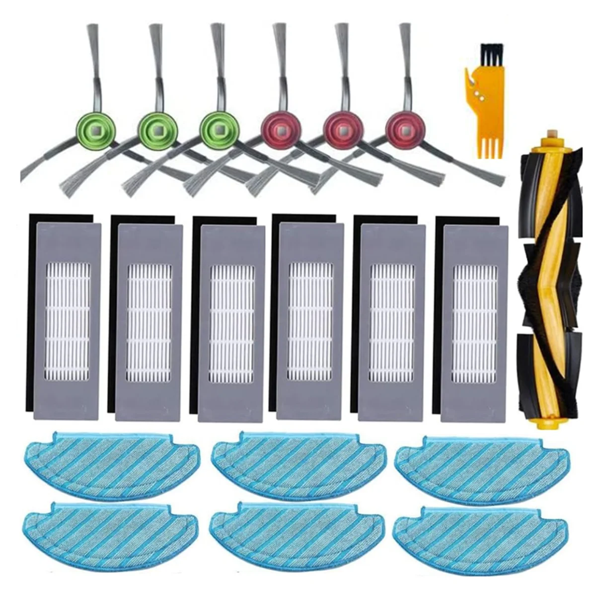 

Запчасти для робота-пылесоса T8 + / T8 / T8 Max / N8 Plus / N8 Pro, основная боковая щетка, фильтр, тряпочка для швабры
