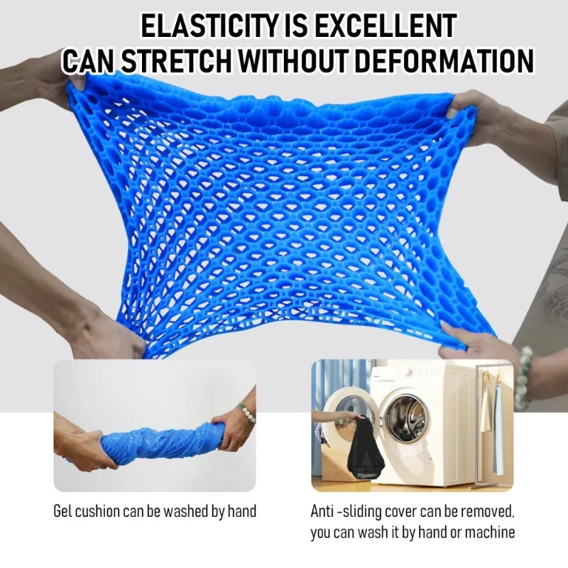 Portable Kayak Seat Cushion Thick Waterproof Gel Seat Cushion Kayak Seat Pad with Non-Slip Cover Inflatable Canoe Accessories image 3