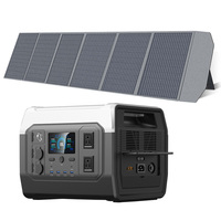CTOLITY XP1000 1800W Solar Generator 200W Solar Panel 1024Wh Portable Power Station LiFePO4 Battery Outdoor,Off-Grid Living,RV