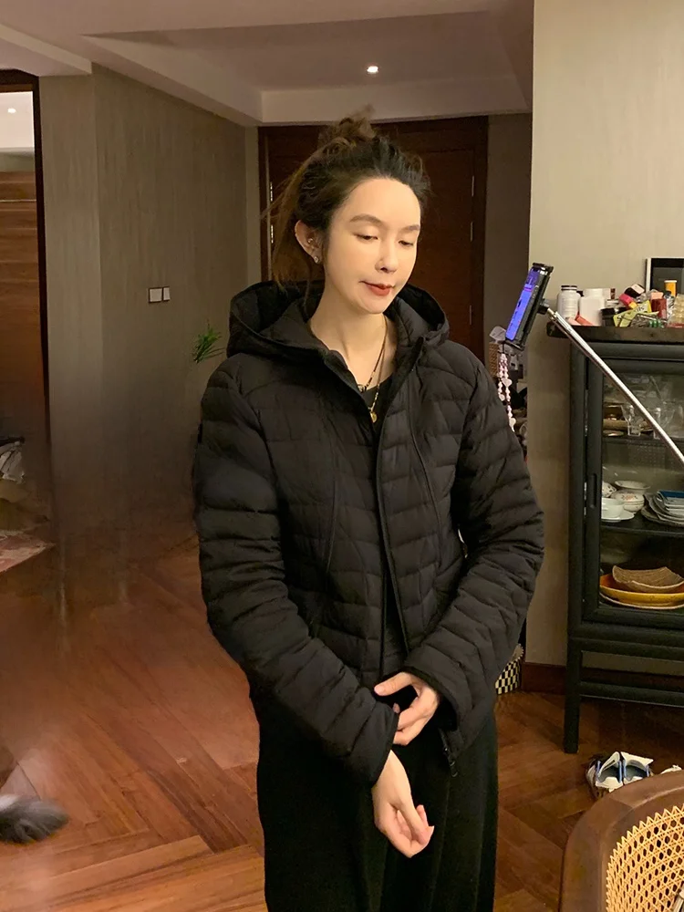 

the Vever Hungarian dabagi 95 White Du down 850 Fill Power Women's Puffer Jaet Warm Thi Long Sve Zipper Closure