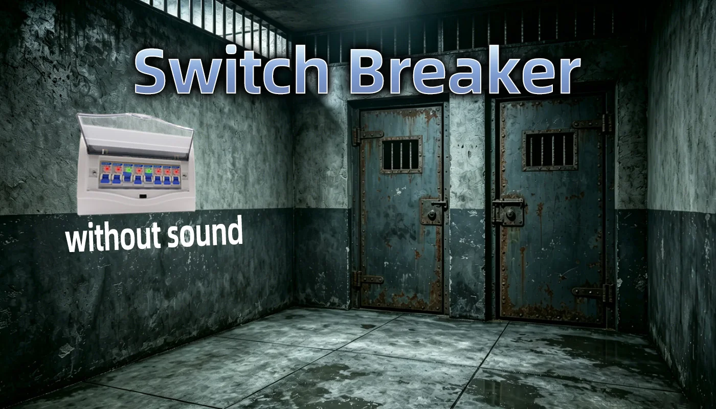 Mysterious Studio Escape Room Game Prop Switch Breaker Schalten Sie den Schalter in die richtige Position aus, um das Entsperren und dem Abenteurer Chambe zu entkommen – Detail 1