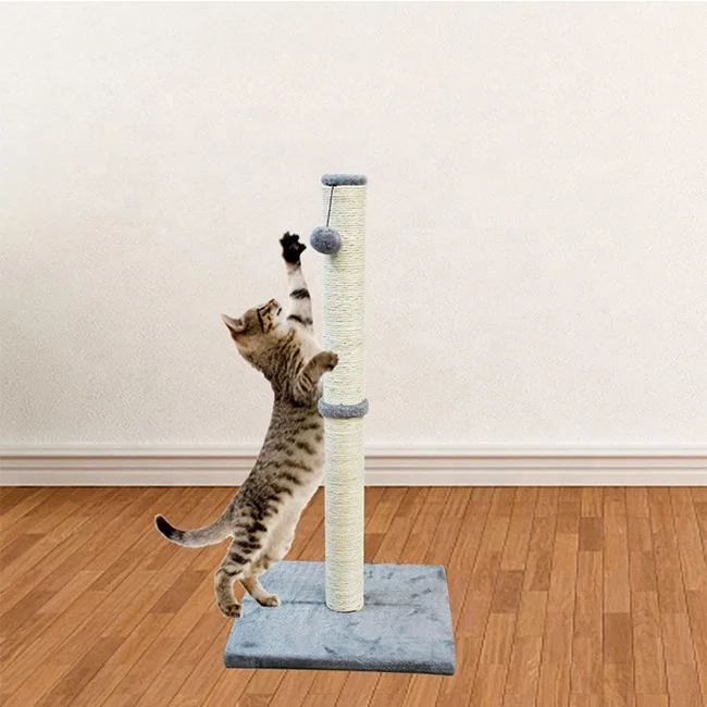 Claw Grinding Cat Scratching Post Natural Sisal Scratching Post for Cats  Climbing Frame