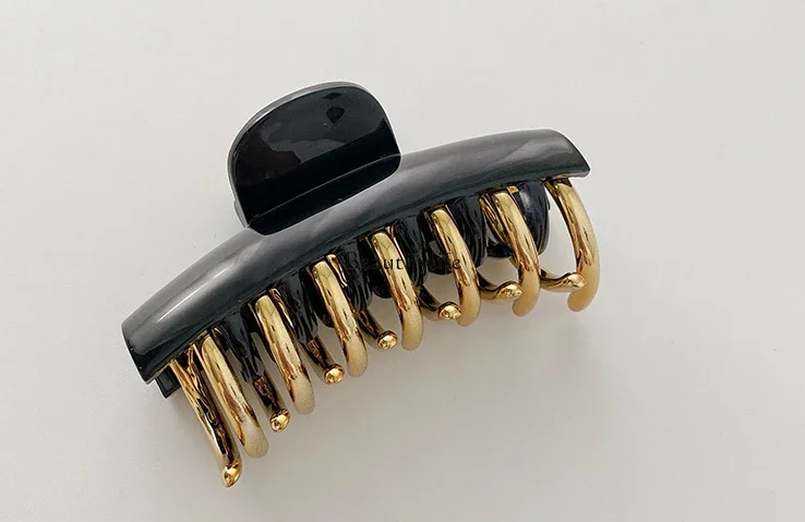 

New High-Grade Sense Refined and Simple Commuting Shark Clip Less Hair Volume Large Size Grip Barrettes