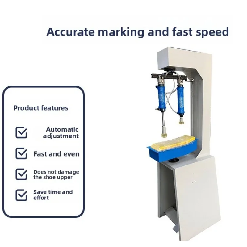 New Pneumatic Floating Bottom Scribing Machine Shoe Scribing Machine Help Foot Scribing Shoe Machinery Equipment Shoe
