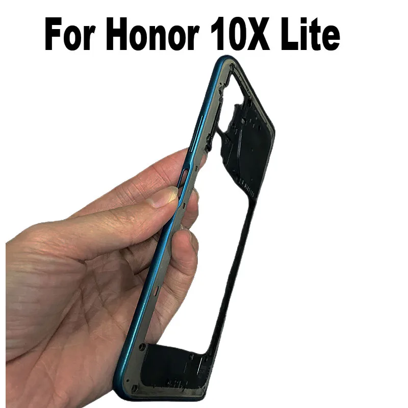 For Huawei Honor 10x Lite Middle frame Front Back Bezel Plate Housing Faceplate LCD