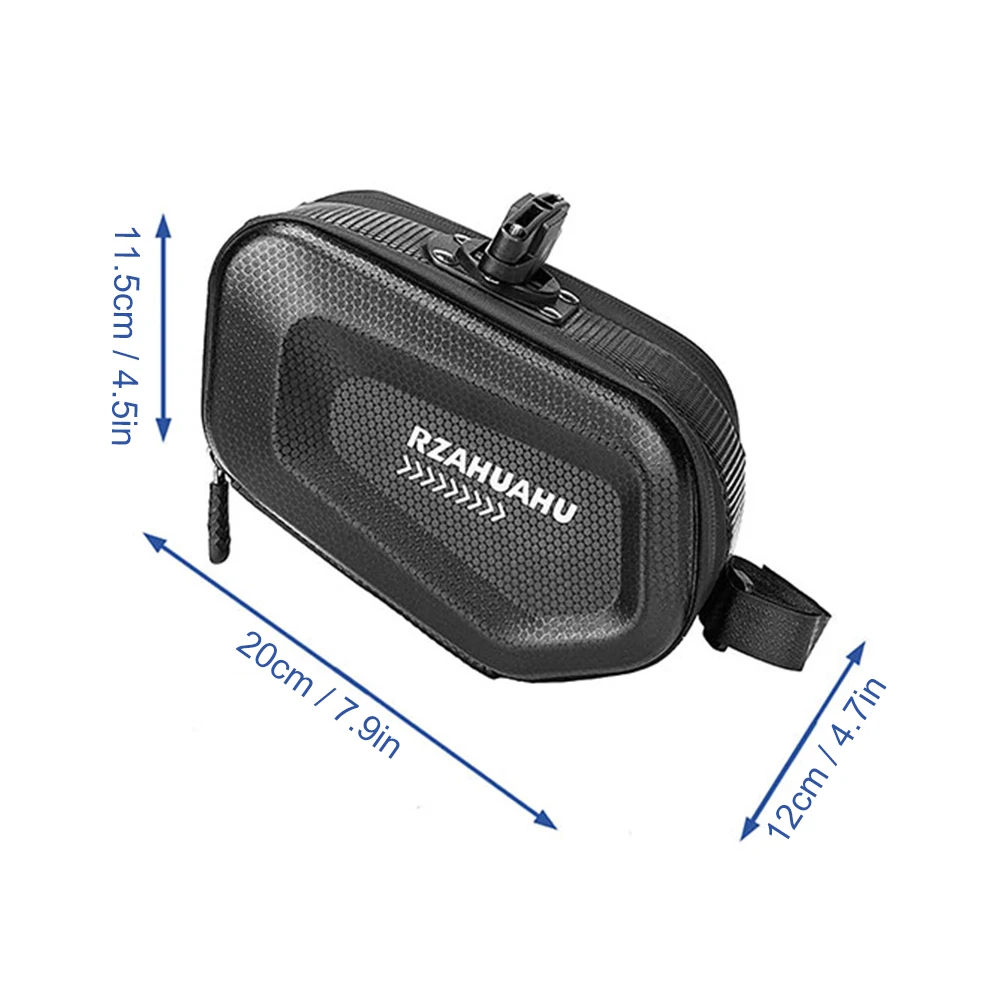 RZAHUAHU Bicycle Saddle Bag Waterproof Hard Shell Bike Under Seat Bag Cycling Bike Pannier Bag Saddlebags for Bicycle Cycling