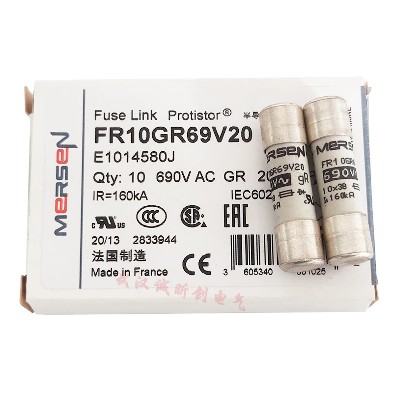 The fuse FR10GR69V1/2/3/4/5/6/8/10/12.5/16/20/25/30 20A 690V  E1014580