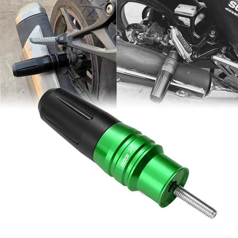 

Motorcycle CNC Crash Pads Exhaust Sliders Crash Protector Fit For Z1000 Z1000R Z1000SX Z 1000 SX With logo