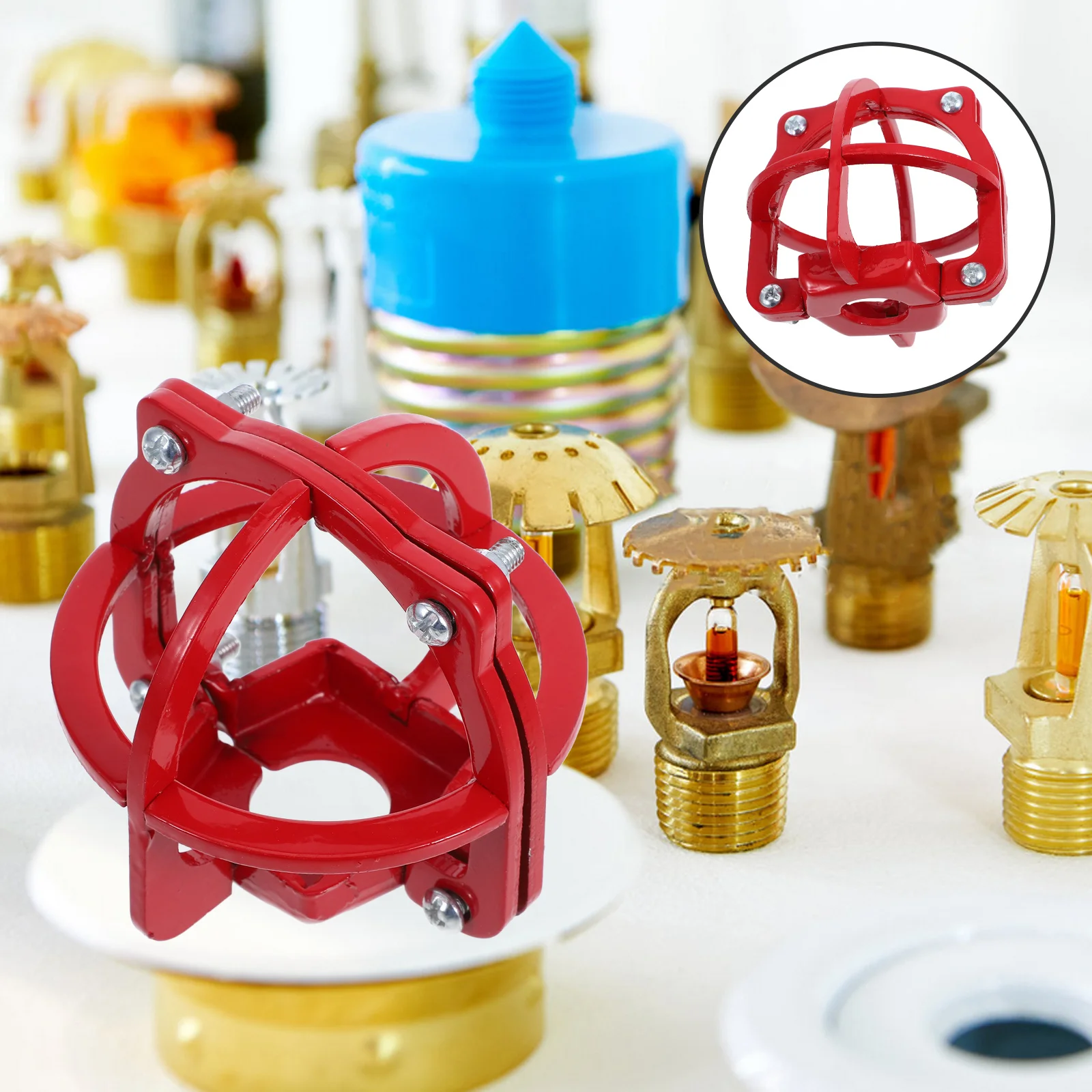 

Heavy Duty Fire Sprinkler Cover No Disassembly Needed for Easy Maintenance in Commercial Buildings and Residential