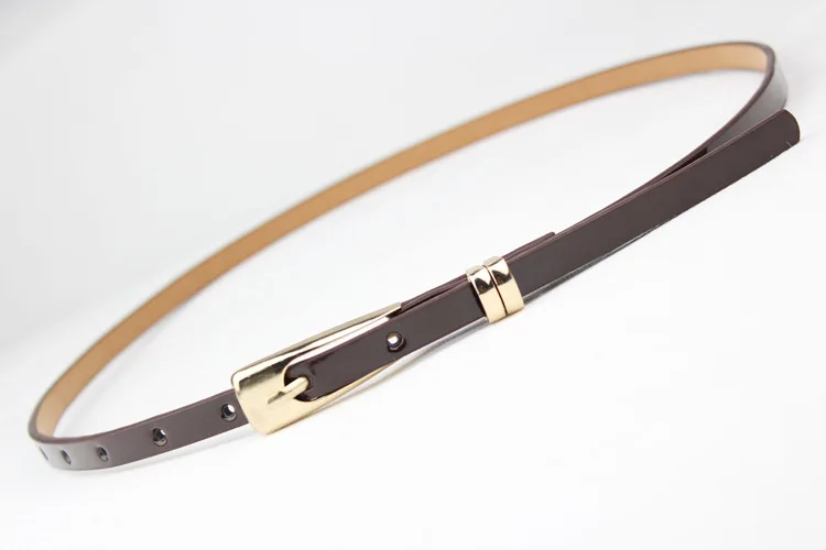 105 cm modischer PU-Taillengürtel in Bonbonfarben für Damen, dekorative Gürtel, Damen-Accessoires – Detail 2