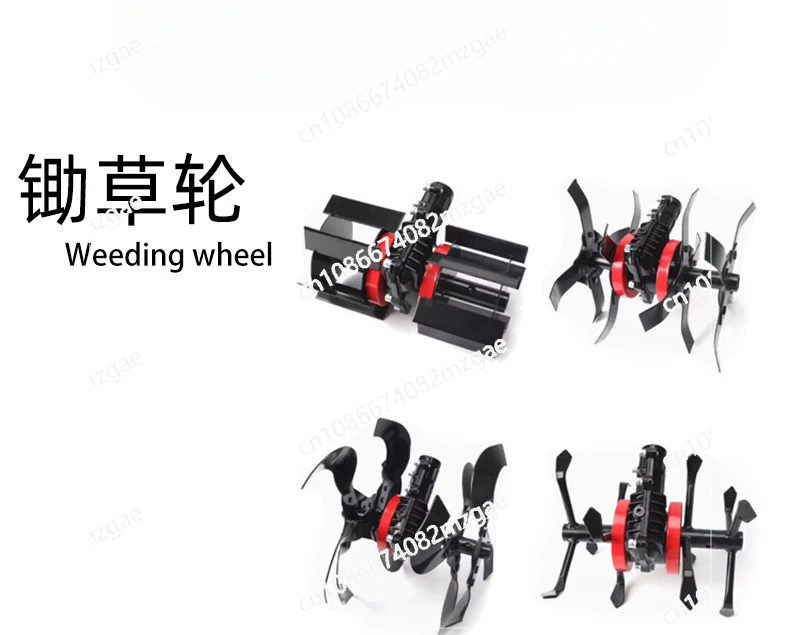 New Anti-winding Gearbox Accessories, Lawn Mower, Lawn Mower, Loosening Wheel, Trenching, Deep Plowing, Soil Cutting Machine