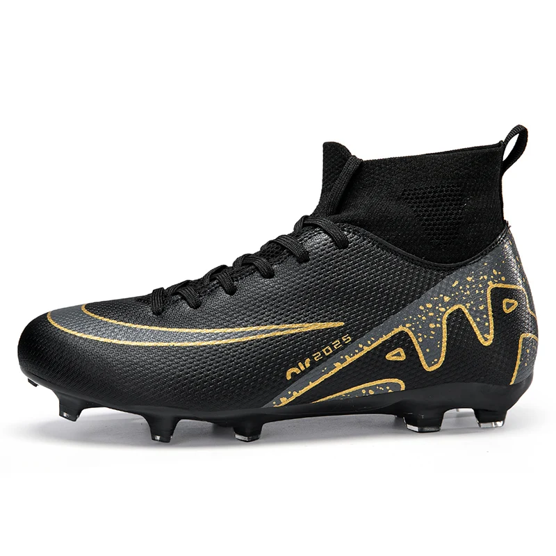

Men‘s AG/FG Football Boots Soccer Shoes Comfortable Breathable Grass Non-Slip Training Sneakers Outdoor Footwears Seamless