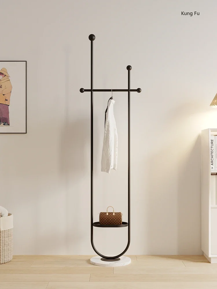 Household Simple Floor Clothes Rack Living Room Entrance Bag Coat Rack Modern Light Luxury