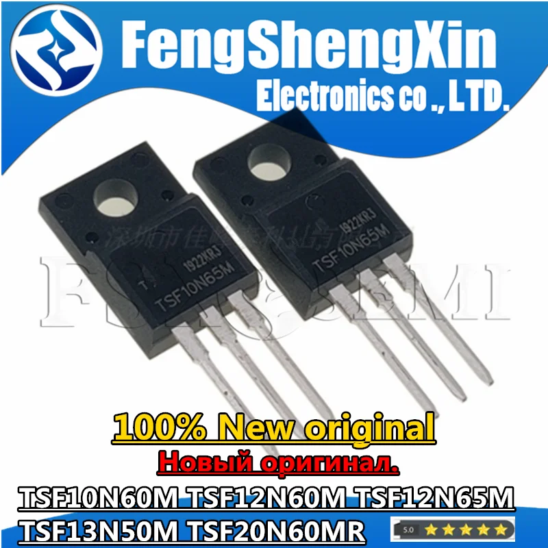 100% New Original TSF10N60M TSF12N60M 12N60 TSF12N65M 12N65 13N50 TSF13N50M TSF20N60M TSF20N60MR 2N60 TO220F MOSFET