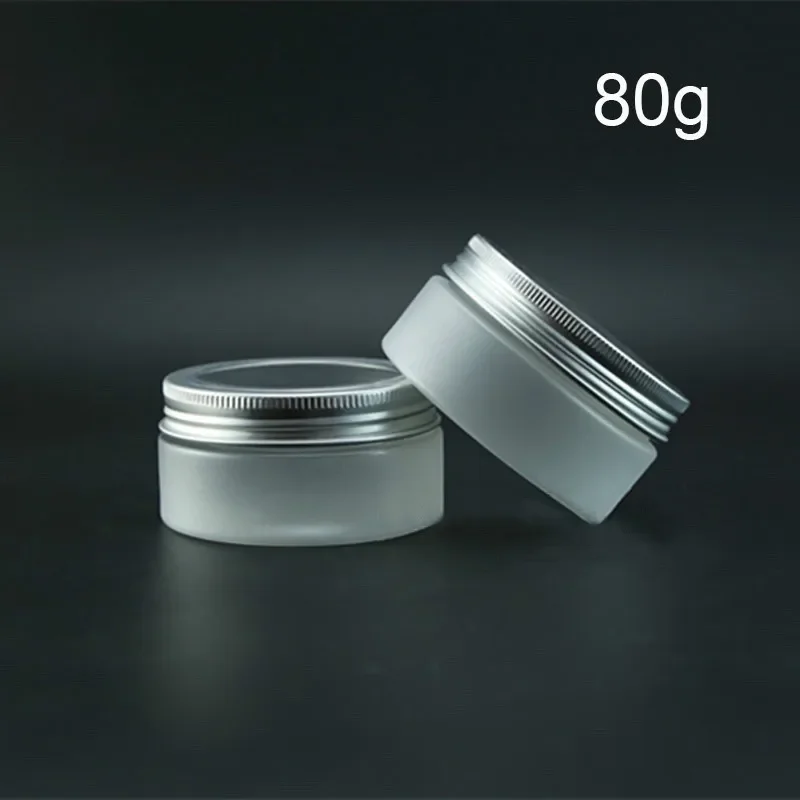 

80g Matte Clear Plastic Empty Jar 80ml Cosmetic Refillable Bottle Hand Cream Lotion Spice Travel Packaging Containers 10pcs