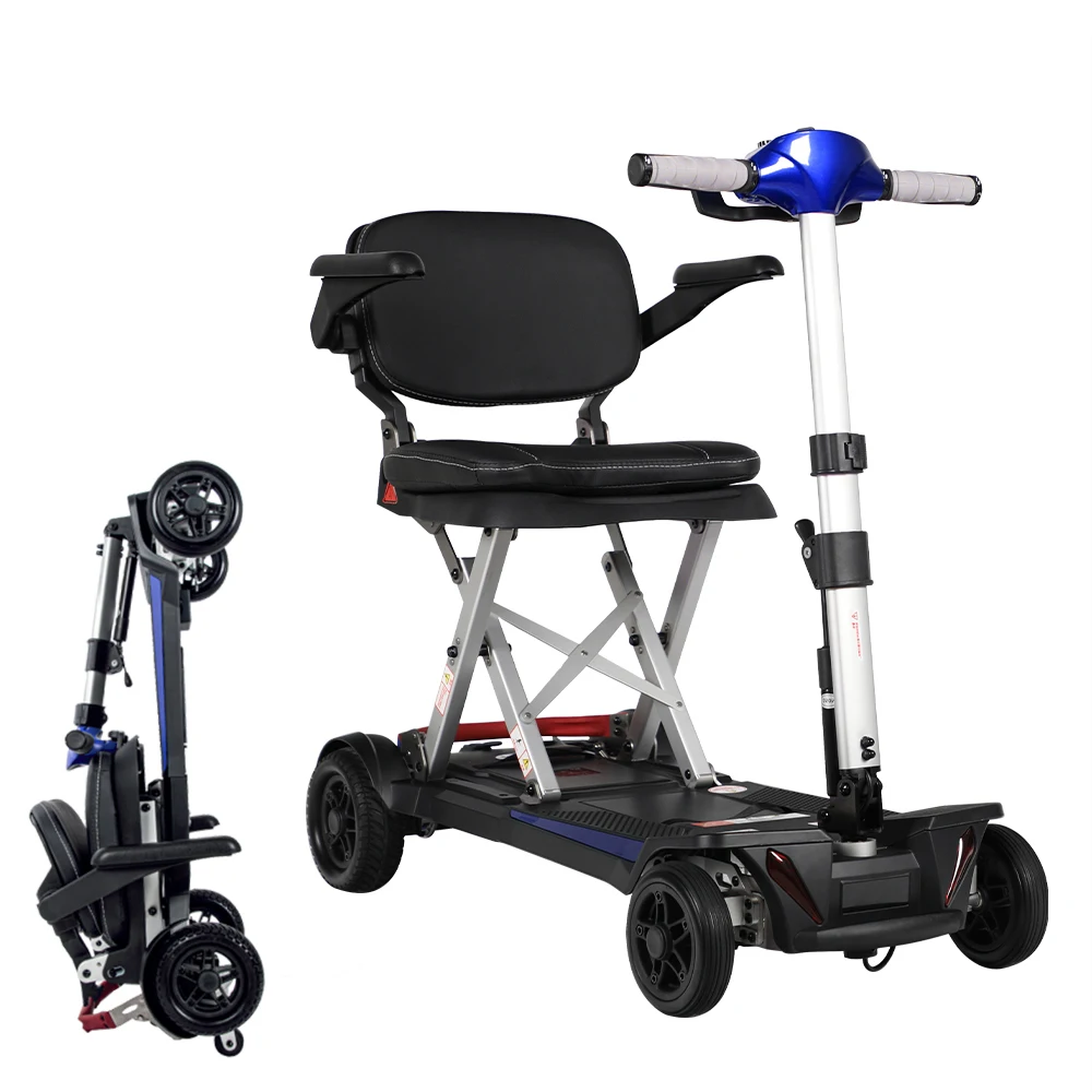 

Manaul Folding Scooter M2085 Blue For Senior's Easy Travel With Competitive Price