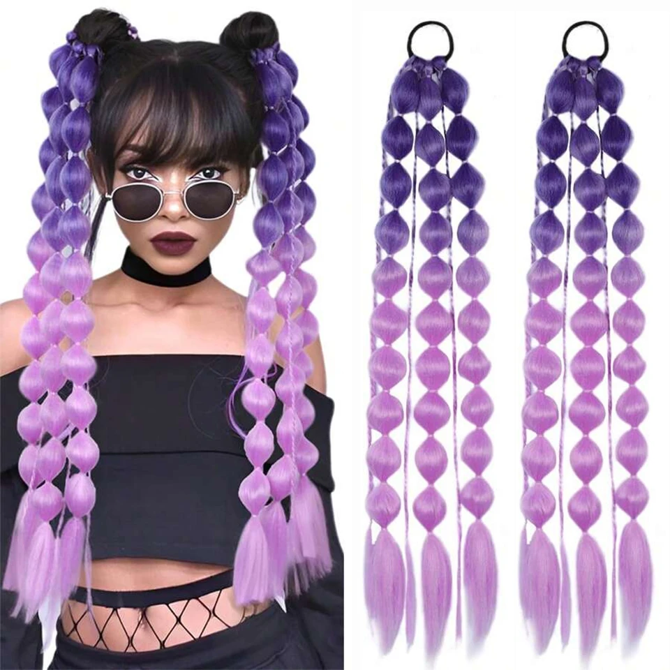 

Женские прямые наращивания хвоста Yaki — 1 шт., 24-дюймовые синтетические наращивания париков с завязками, подарки на Хэллоуин и Рождество