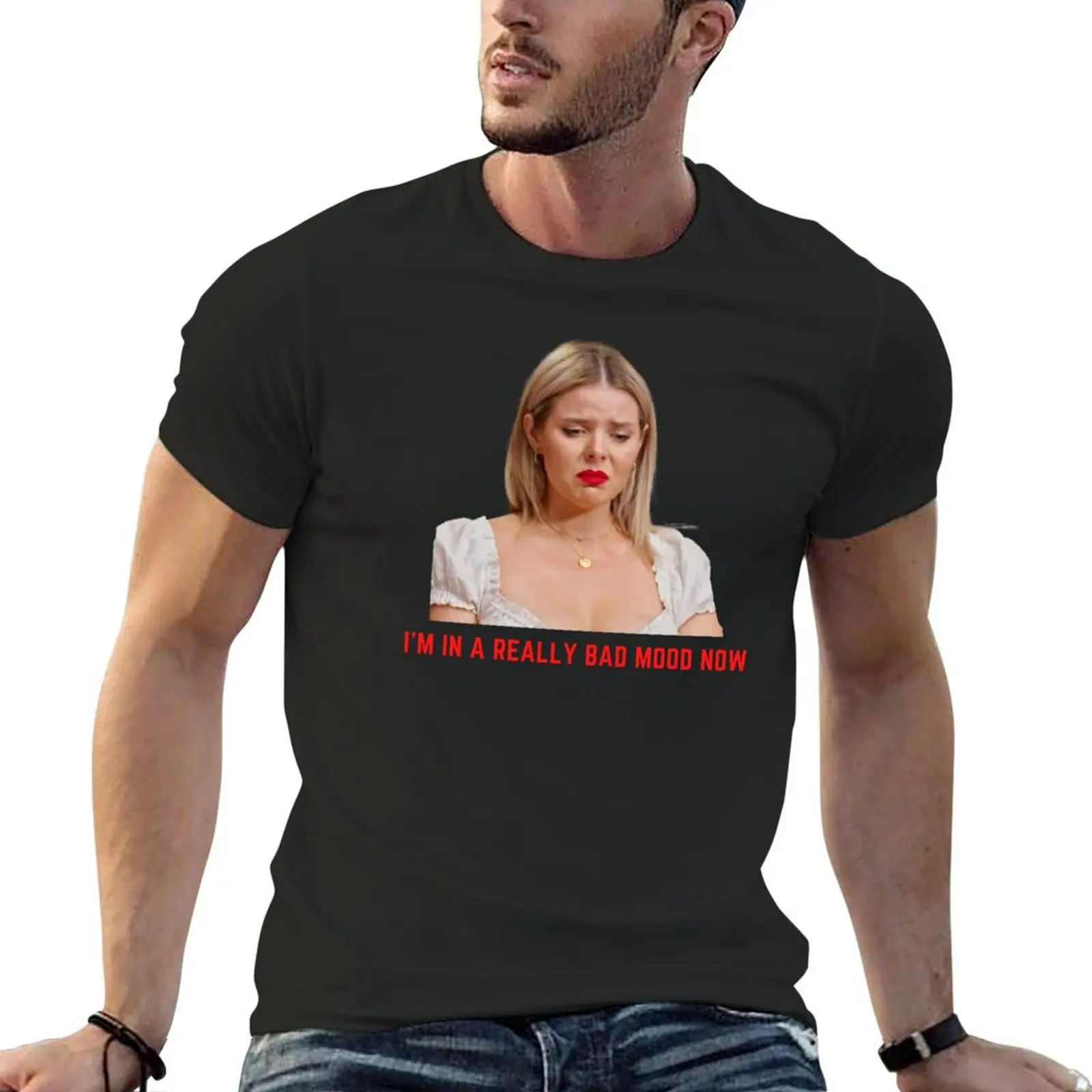 Olivia Having a Boohoo T-Shirt man clothes heavyweights men t shirts high quality