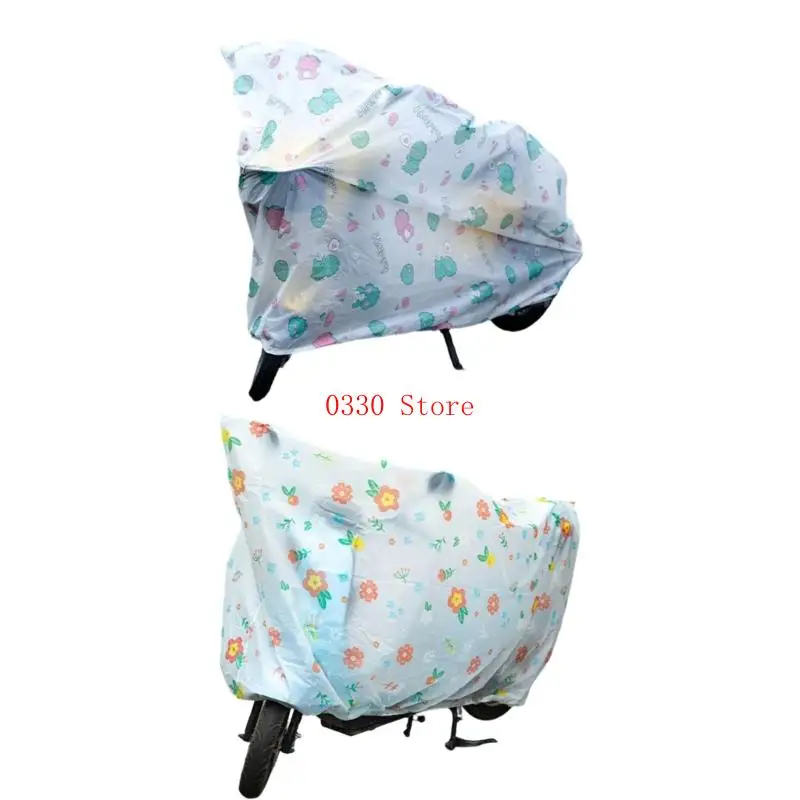 

Sun Rain Resistant All Weather Motorcycle Rain Cover Shelter Guard Compact Foldable Design Easy Storage For Commuters