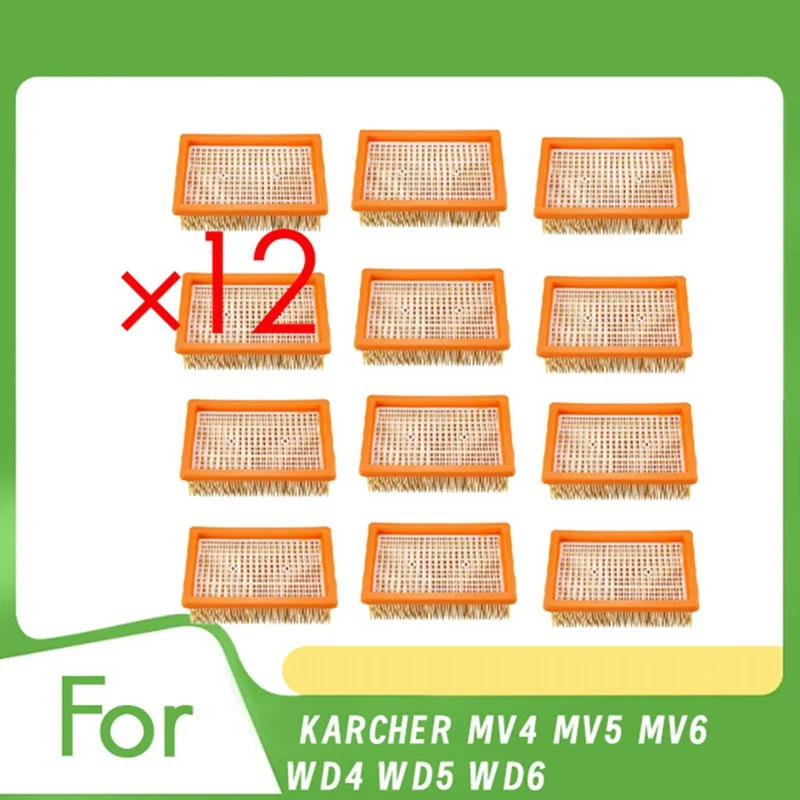 

ABAE-12 PCS 2.863-005.0 Hepa Filter For KARCHER MV4 MV5 MV6 WD4 WD5 WD6 Vacuum Cleaner Wet And Dry Vacuum Cleaner Filter
