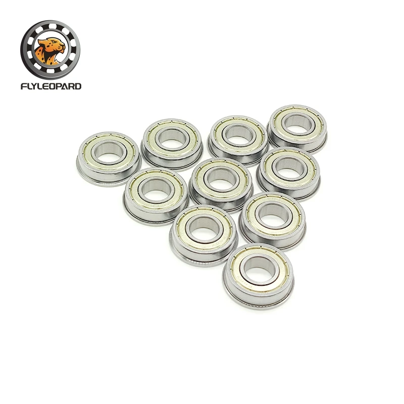 FR8ZZ Bearing 12.7x28.575x7.938mm (2pcs) ABEC-7 Miniature Flanged FR8 Z ZZ Ball Bearings RI-1218ZZ