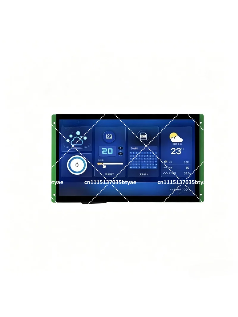 10.1-inch medical grade IPS serial port screen with 485 interface touch optional DMG12800K101_03W