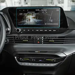 Tempered Glass Screen Steel Protective Film for Hyundai i20 2024 10.25 inch Car infotainment GPS Navigation screen protector