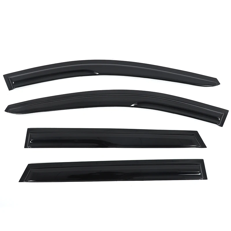 For Pontiac G8 2008-2009 ABS Black Car Windows Vent Visor Deflectors Hatchback Protection Wind Guard Sun Rain Visors Cover