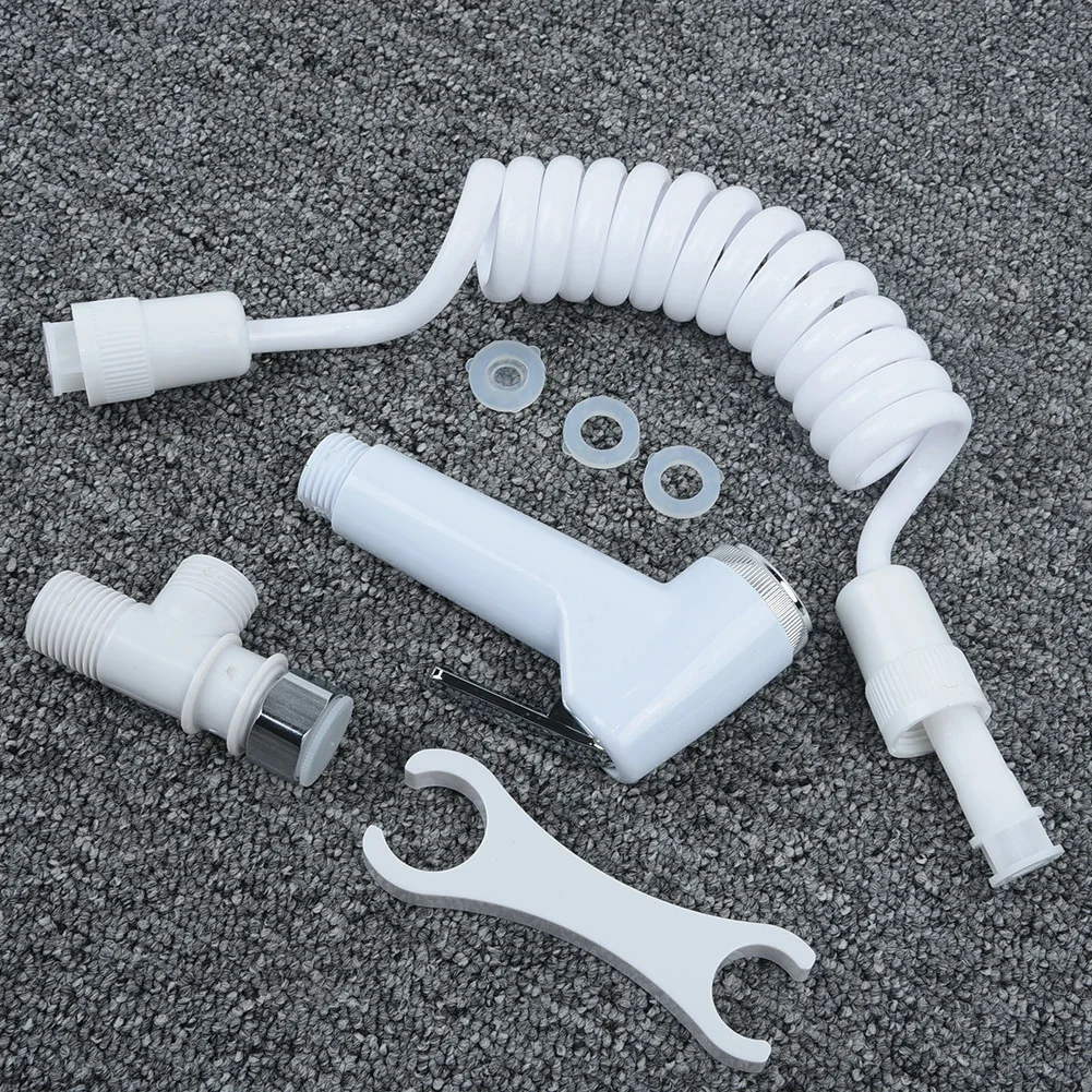 

Hose Bathroom Shattaf Adapter Plastic Toilet Shower Head Wall Bidet Kit 1.5M Wash Jet Douche Spray High quality