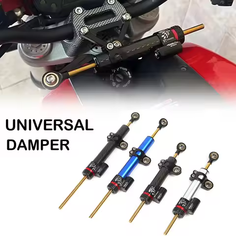 255mm 340mm Motorcycle Universal Damper Stabilizer Adjustable Carbon Fiber For YAMAHA MT10 MT07 MT09 ZX6R YZF R6 CBR650R CB1000R