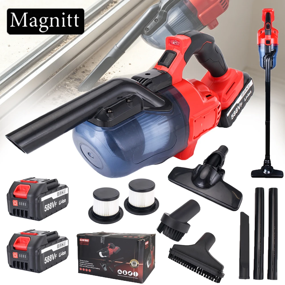 5-in-1 Elektrischer Staubsauger 16KPA Handstaubsauger für Zuhause Kabelloser Staubsauger Boden- und Tierhaarentfernungsgerät für Makita 18V Akku