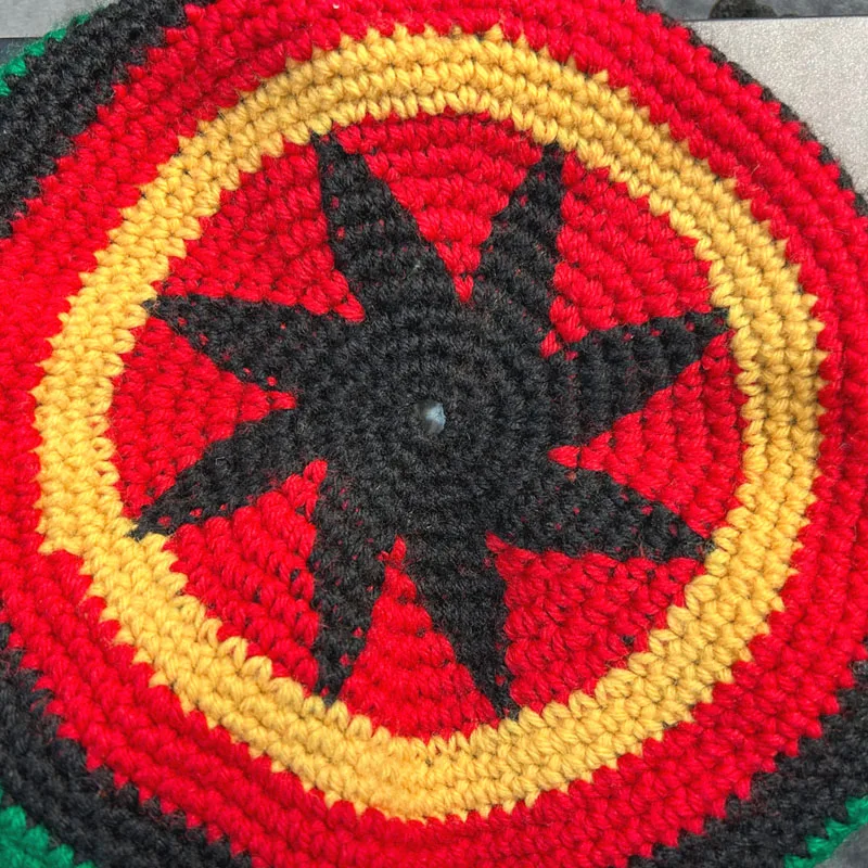 Unisex wig Braid knit hat Hip Hop Buy plus Bob Marley Rasta Beanie Winter dreadlocks Reggae Caribbean Fancy dress hat