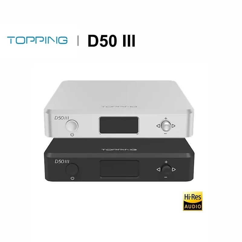 

TOPPING D50 III Desktop HiFi DAC Decode Hi-Res Audio dual ES9039Q2M chips PCM768 DSD Bluetooth 5.1 LDAC Remote Control audirect