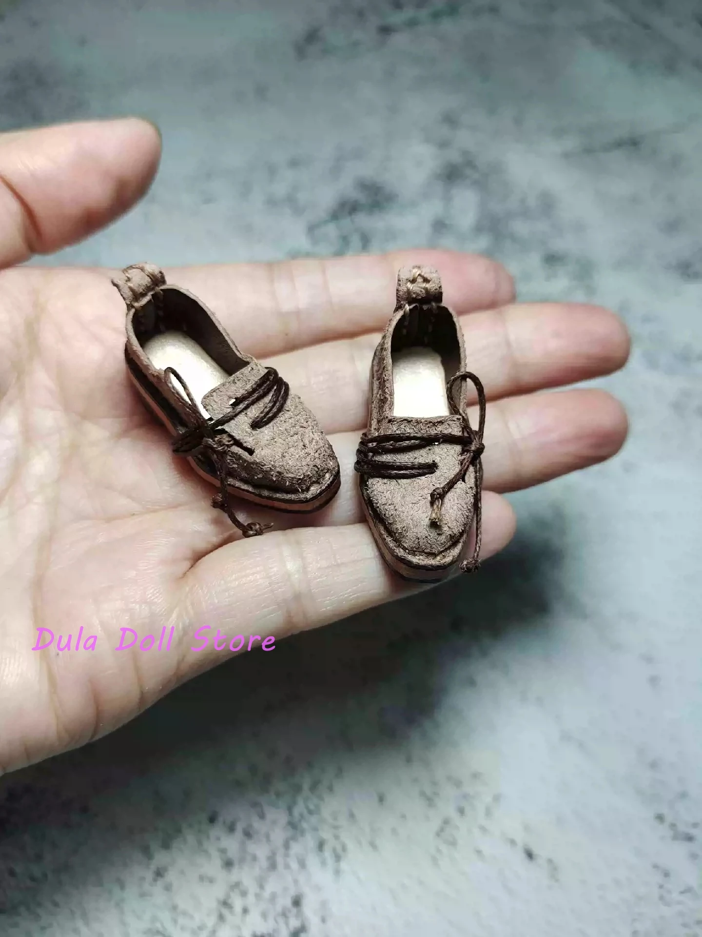 Dula Doll Japanese vintage leather shoes Blythe ob24 ob22 little fish body Bjd Doll Accessories