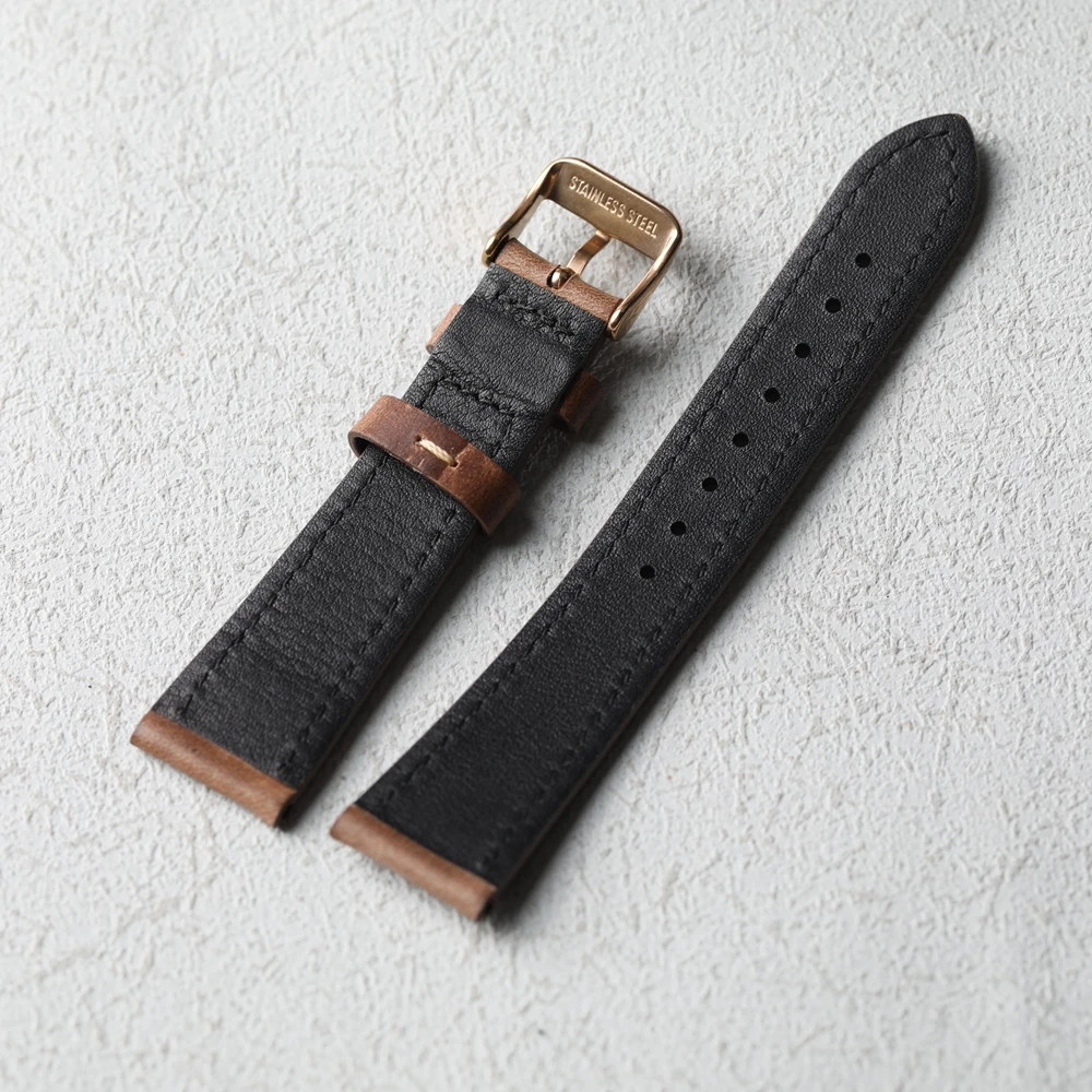 Handmade soft leather strap 18 - Suede Strap Watch recension och pris