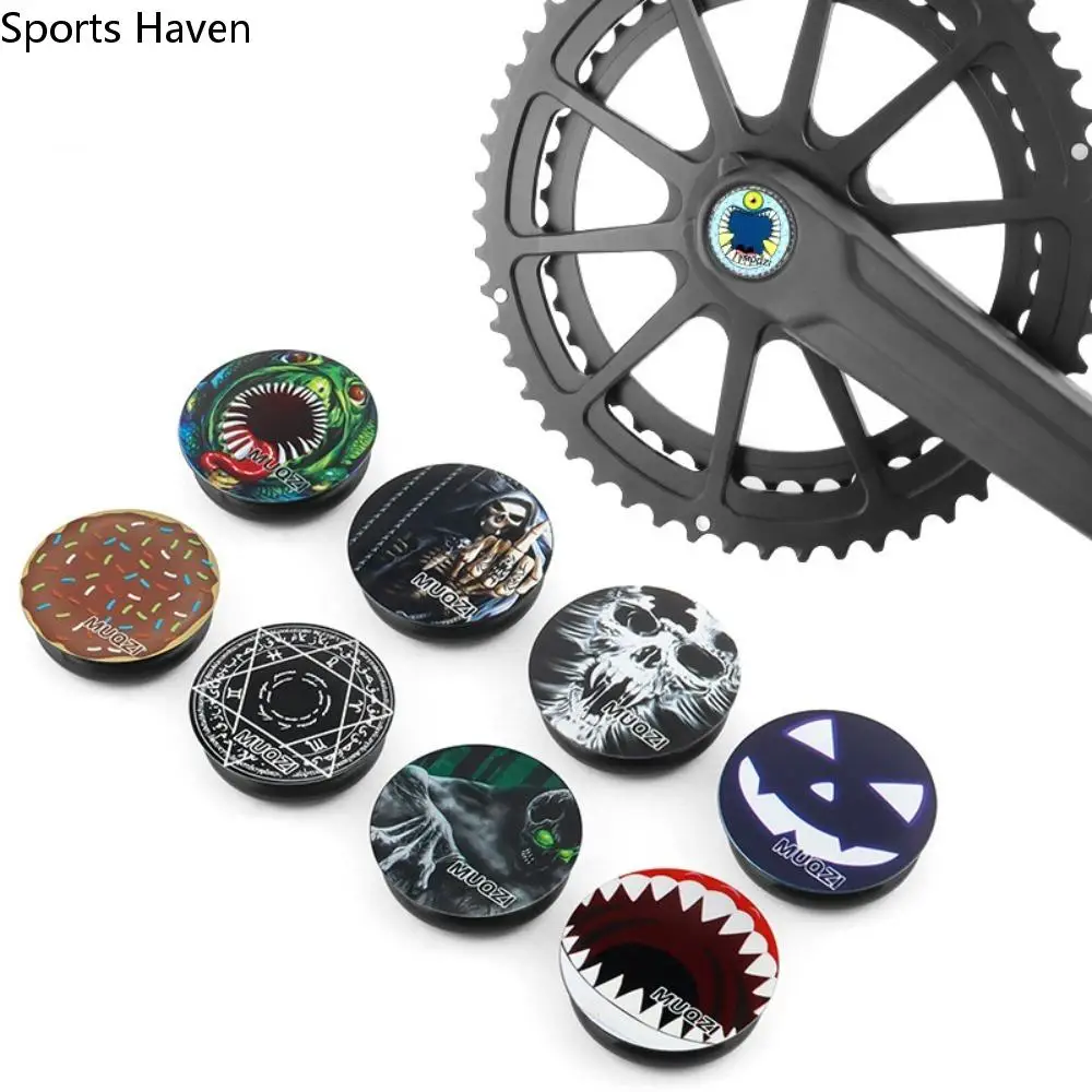 

Ultralight Alloy Waterproof Bicycle Crank Dust Cover Cartoon Crankset Cover Bicycle Accessory