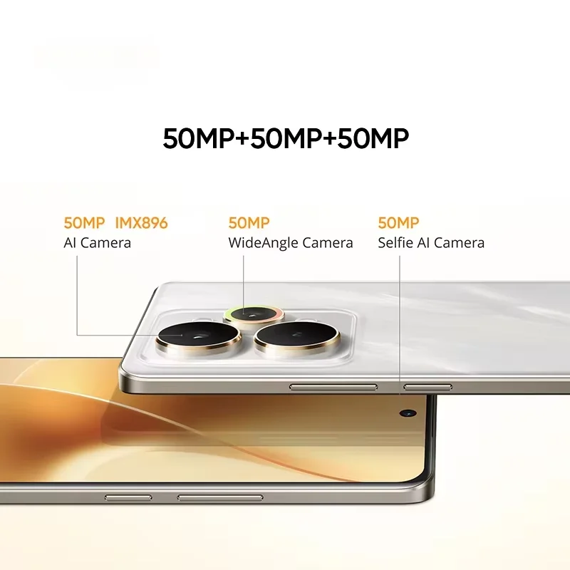 Realme 15 Pro China Version 6.8"144Hz AMOLED Display 7000mAh Titan Battery 80W SuperVOOC 50MP Rear Camera Snapdragon 7 Gen 4