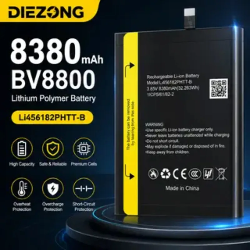 High‑quality 3.85V 8380mAh Battery for Blackview BV8800 BL8800 Pro Replacement Battery