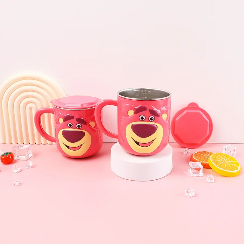 Disney Zootopia 3D Judy Hopps Kids Mug 304 Stainless Steel Shatterproof Cup with Scale Lotso Pixar for Milk Juice Gift Children view 2