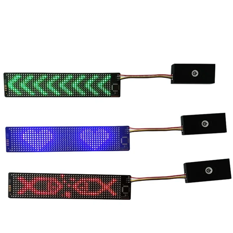 BOTAI Ultra Thin Flexible LED Lighting Panel Bluetooth APP Programmable Dynamic Soft LED Screen For HAT Mask Bags Advertising