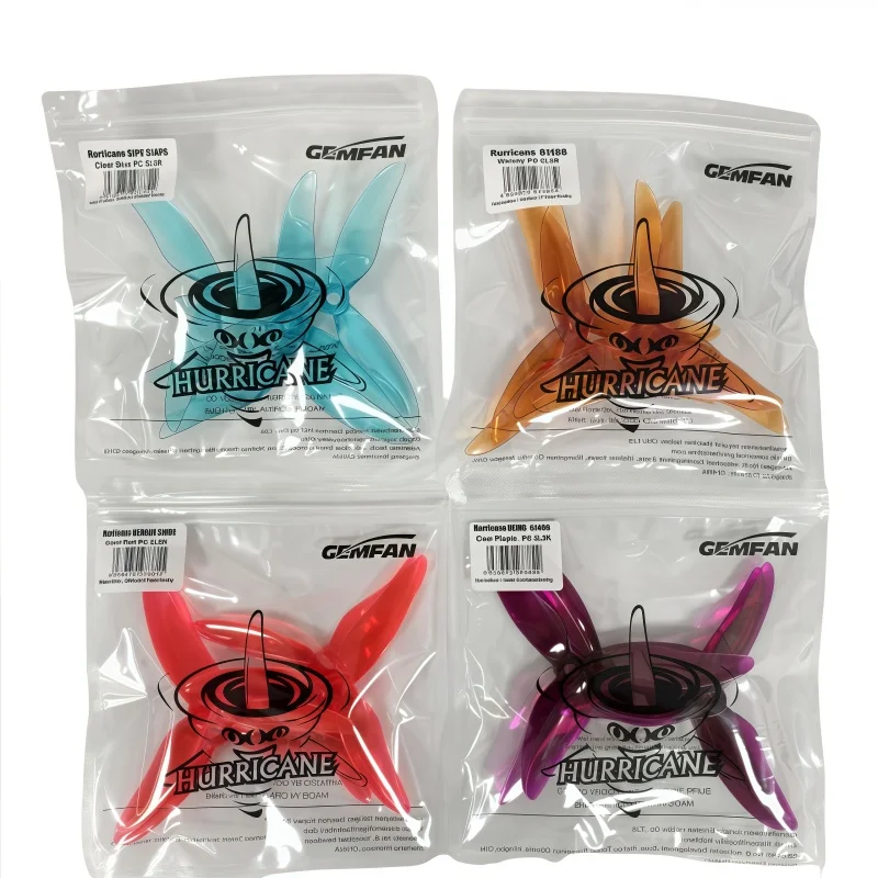 4 قطعة/Gemfan 51499 5 بوصة 3-Blade المروحة عالية الكفاءة لسباق طائرة بدون طيار FPV سلسلة إعصار مراوح GEMFAN الأكثر مبيعًا