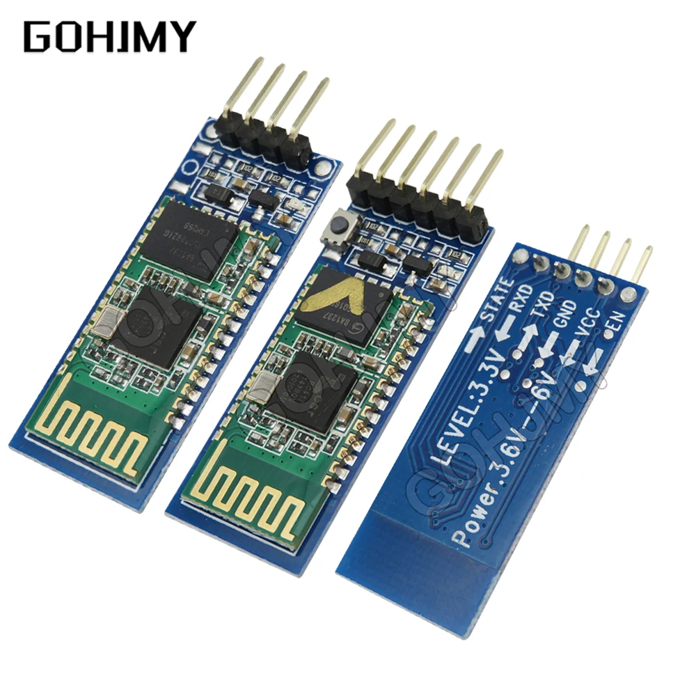 1PCS HC-05 Wireless Module For Rduino Serial 6 Pin Bluetooth / HC-06 4Pin RF Receiver Transceiver Module RS232/TTL Master Slave3