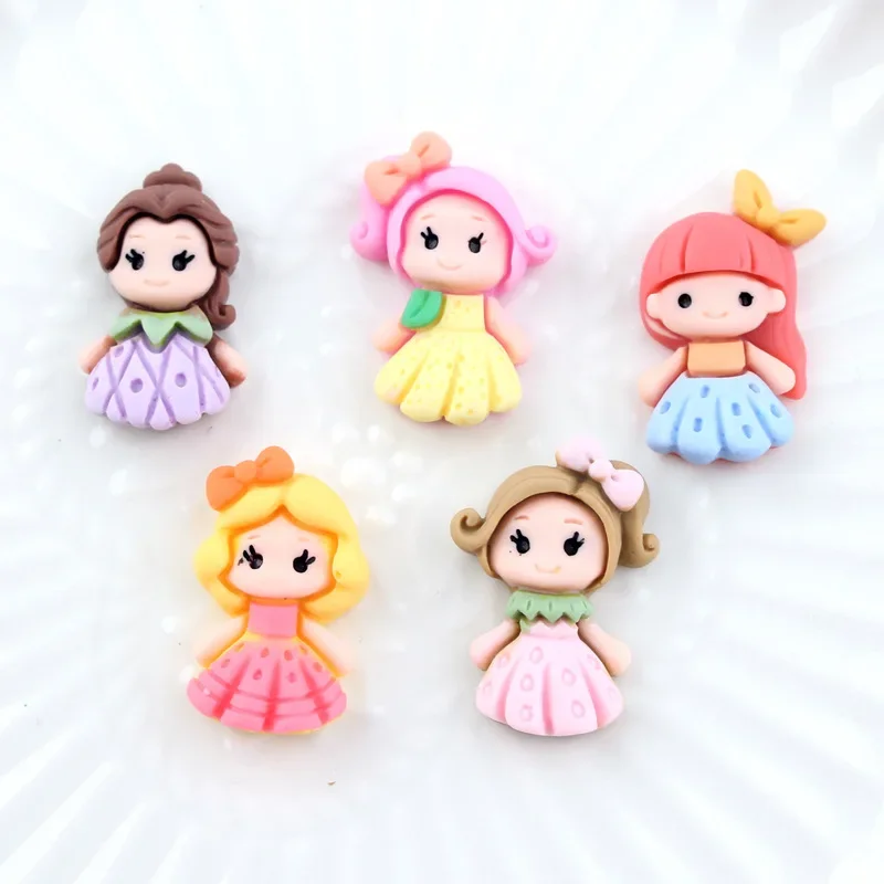 

8pcs Resin Cute Cartoon Beautiful Princess Flatback Charms Appliques DIY Wedding Scrapbook Craft Jewelry Making