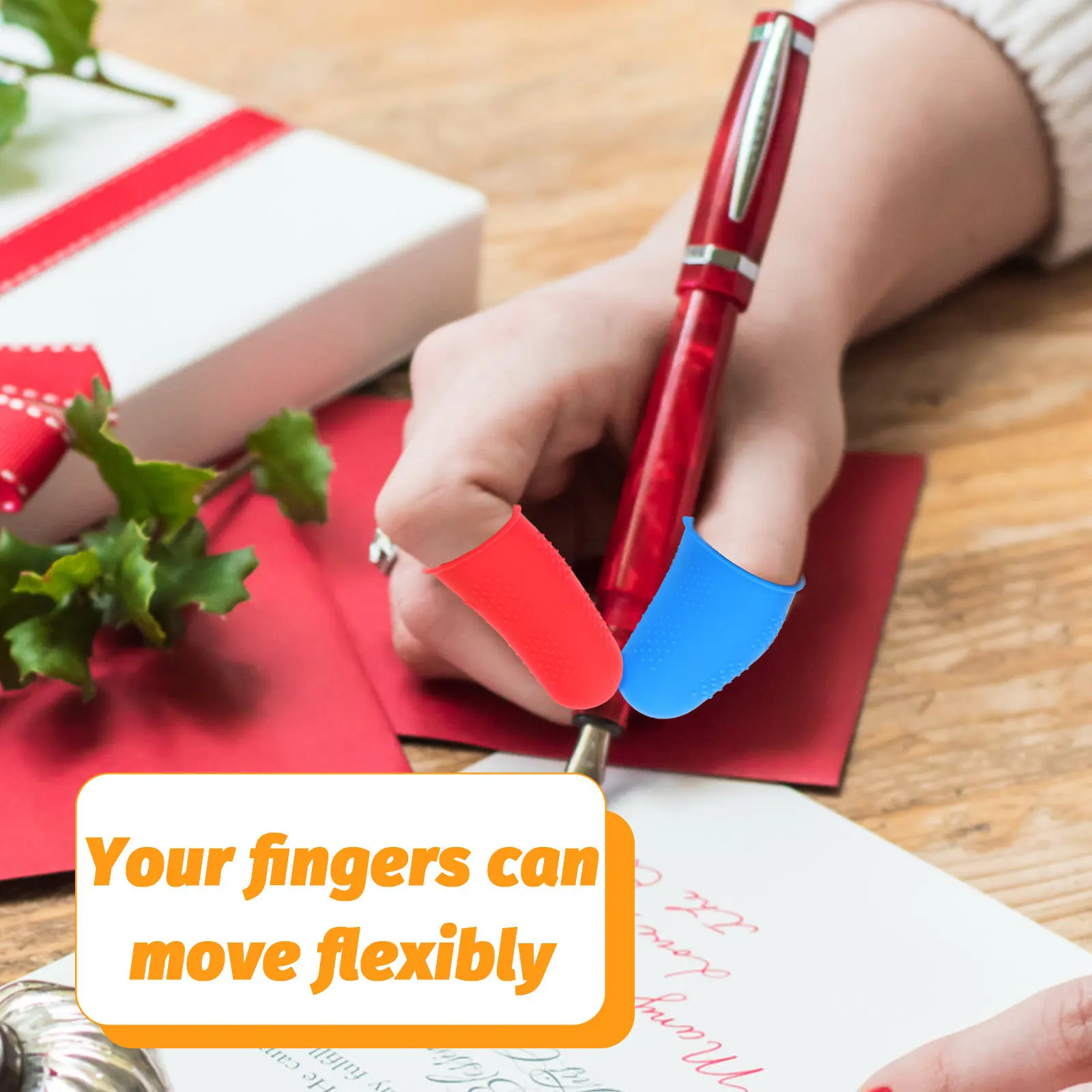 12Pcs Multi-Function Silicone Finger Covers Non-Static Comfortable Reusable Finger Protectors for Workshop Kitchen Garden Use