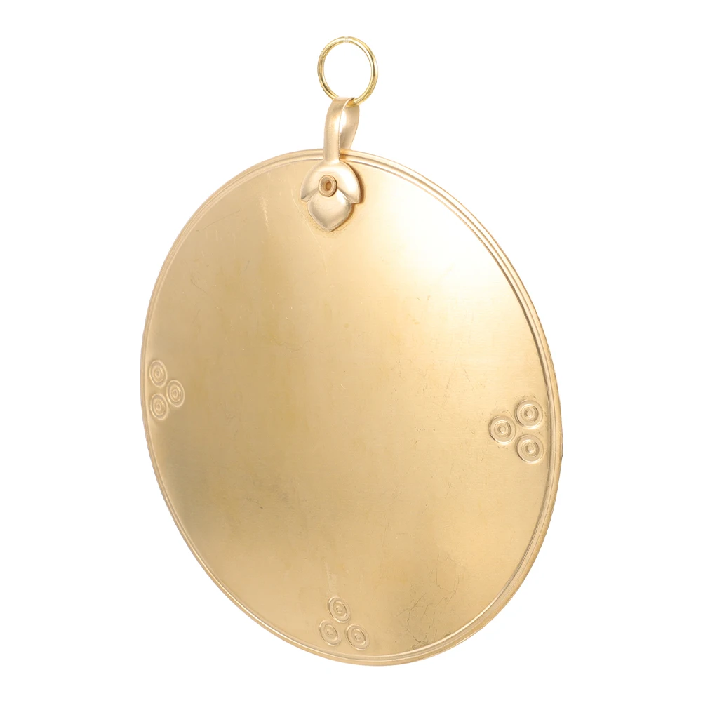 

Convex Brass Mirror for Wall Decor Bagua Design Round Metal Pendant Indoor Outdoor Decorative Hanging Mirror