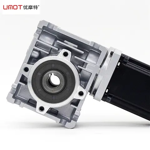 UMOT High Precision Backlash 15 Arcmin 42mm Nema 17 Worm Gear Stepper Motors Self-Locking Worm Gearbox Speed Reducer Step Motor