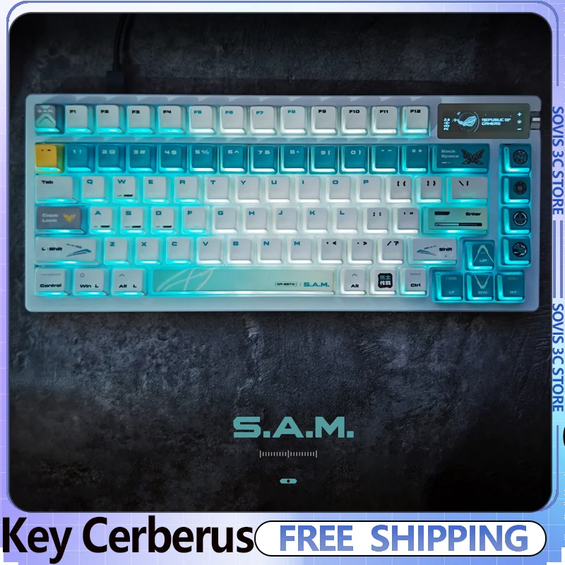 Anime Firefly Keycaps Pbt Cherry Profile/Nuclear power Profile Keycap Customized Gaming Key Caps for wooting Mechanical Keyboard