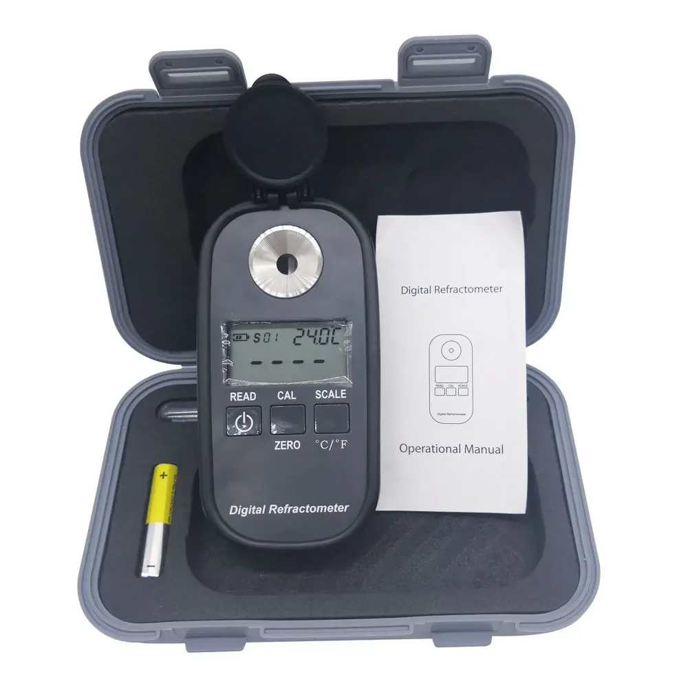 

Dp1609 Digital Salinity Refractometer Salinity 0-51.0% Specific Gravity 1.000-1.500 Refractive Index