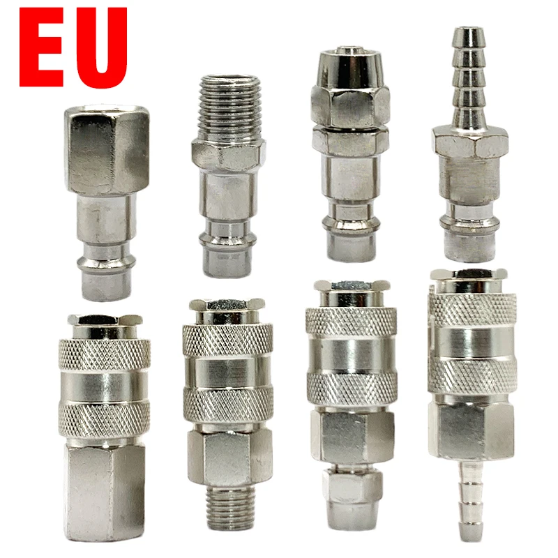 EU Pneumatic Fitting  Quick Connector Release Rapidities for Air Hose Fittings Coupling Compressor Accessories European standard